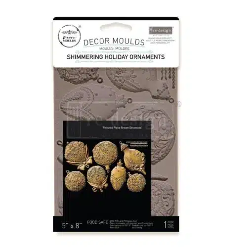 Shimmering Holiday Ornaments - Moule silicone Redesign with Prima  - 12,70 x 20,32 cm – Image 5