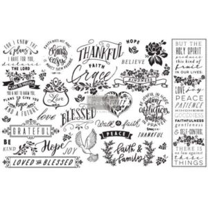 Thankful & Blessed II - Papier Tissu Redesign