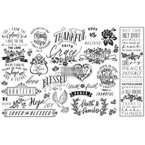 Thankful & Blessed II - Papier Tissu Redesign