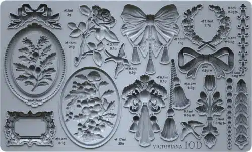 Victoriana Moule silicone IOD - 15,24 x 25,40 cm