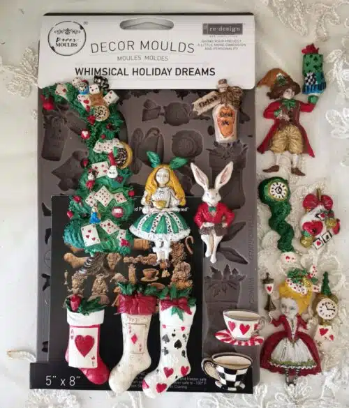 Whimsical Holiday Dreams - Moule silicone Redesign with Prima  - 12,70 x 20,32 cm – Image 3