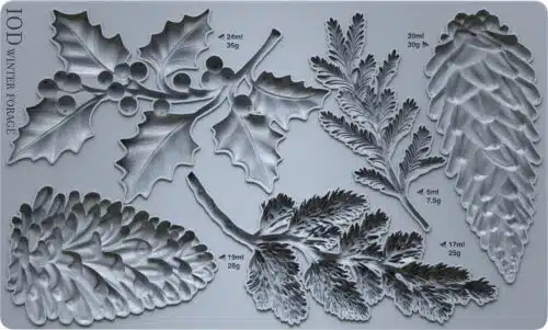 Winter Forage Moule silicone IOD - 15,24 x 25,40 cm