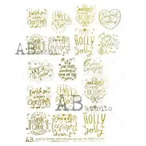 ID-5806 Papier de Riz *Gilded* (