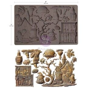 Bewitched - Moule silicone Prima Marketing - 12,70 x 20,32 cm