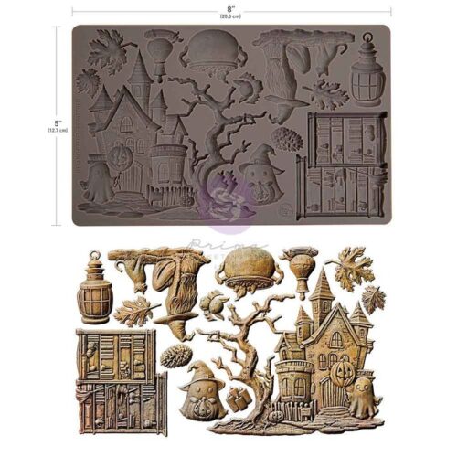 Bewitched - Moule silicone Prima Marketing - 12,70 x 20,32 cm