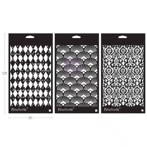 Decadent Walls - Set de Pochoirs Finnabair With Prima 15×23cm - Edition Limitée
