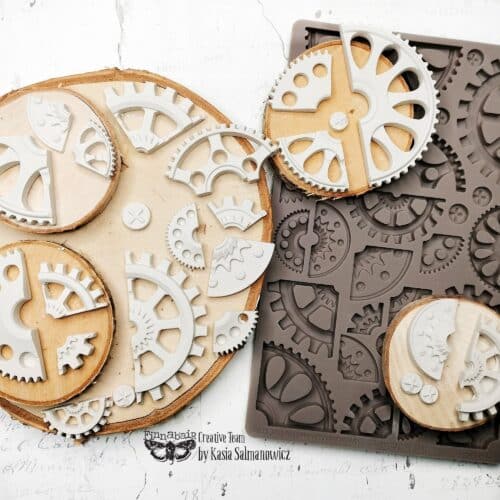 Halves and Quarters - Moule silicone Finnabair with Prima - 12,70x20,32cm – Image 5