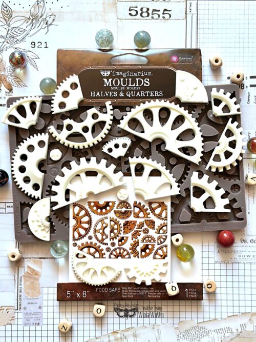 Halves and Quarters - Moule silicone Finnabair with Prima - 12,70x20,32cm – Image 6