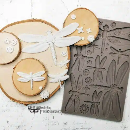 Machine Dragonflies - Moule silicone Finnabair with Prima - 12,70x20,32cm – Image 5