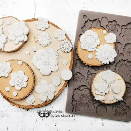 Rusty Flowers - Moule silicone Finnabair with Prima - 12,70x20,32cm – Image 4