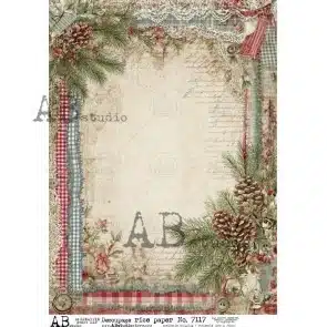 ID-7117 - Papier de riz A4