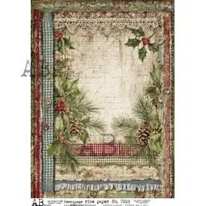 ID-7118 - Papier de riz A4