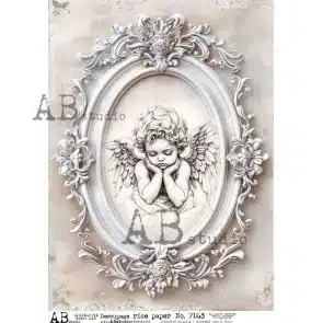 ID-7163 - Papier de riz A4