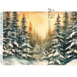 ID-836 - Papier de riz Milky Valley A4