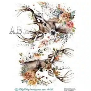 ID-837 - Papier de riz Milky Valley A4