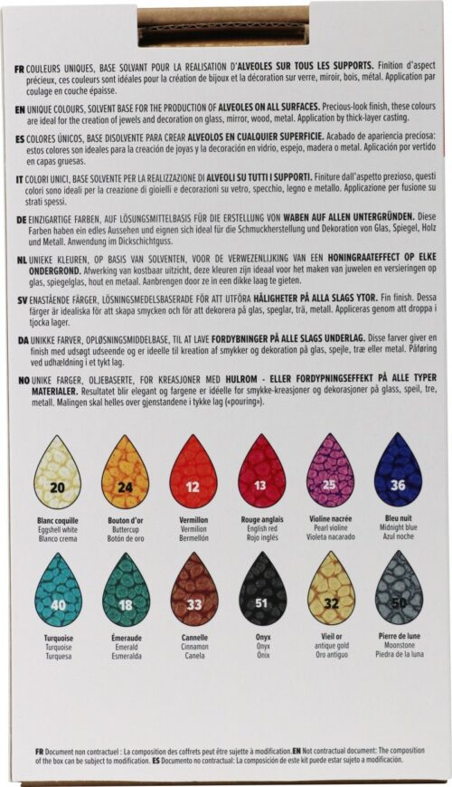 Peinture Fantasy Prisme Pébéo - Coffret Découverte Exploration - 12x20ml – Image 2