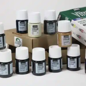 Peinture Vitrail Pébéo - Coffret Découverte Exploration - 12x20ml