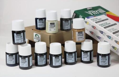 Peinture Vitrail Pébéo - Coffret Découverte Exploration - 12x20ml