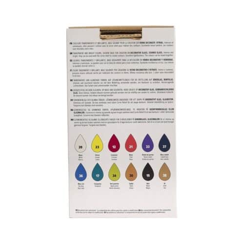 Peinture Vitrail Pébéo - Coffret Découverte Exploration - 12x20ml – Image 2