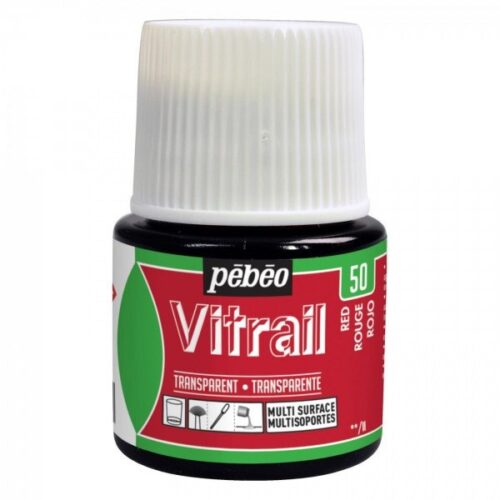 Peinture Vitrail Pébéo - Rouge 50 – Image 2