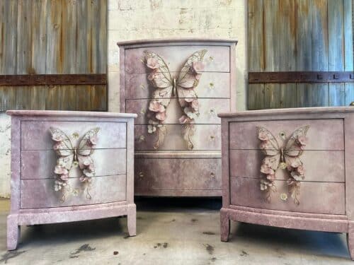 Pink Butterfly MINT by Michelle - Papier Découpage – Image 2