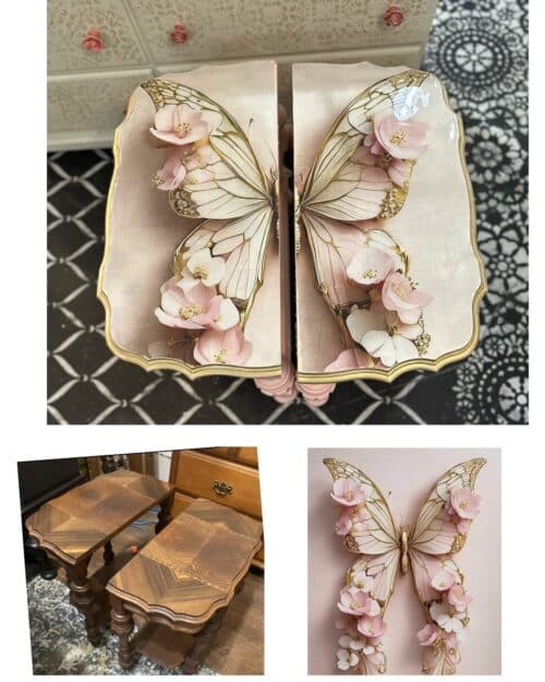Pink Butterfly MINT by Michelle - Papier Découpage – Image 4