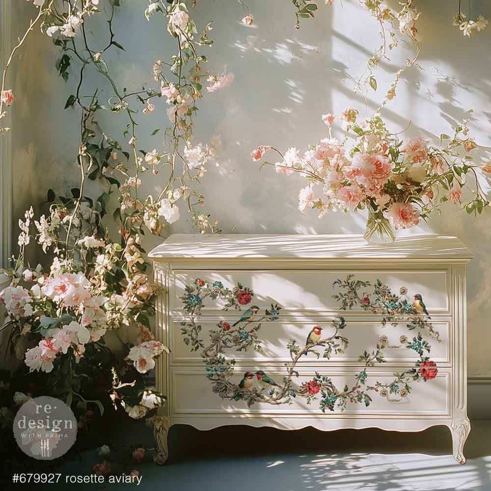 Rosette Aviary - 61x89cm - Transfert – Image 6