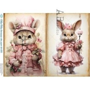 ID-444 - Papier de riz Milky Valley A4
