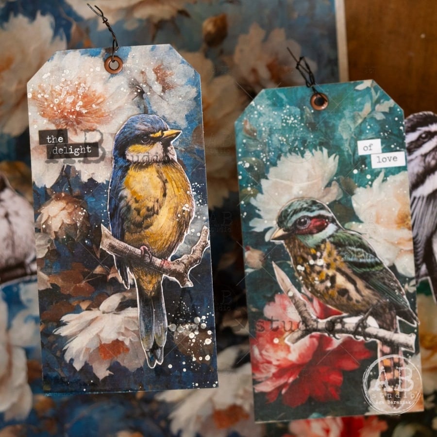 Etiquettes/Tags en carton épais (lot de 3) - 15x8cm - ID-253 – Image 3