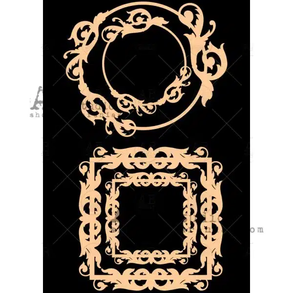 Supports décoratifs en carton épais - ID-289