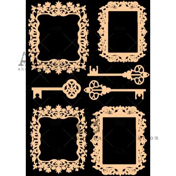Supports décoratifs en carton épais - ID-308