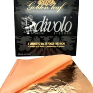 Feuilles d'Or Imitation (Imitation Gold Foil) Divolo - 14x14cm