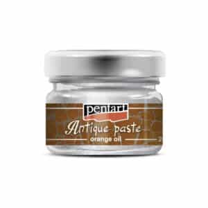 Pâte de cire Antique (Antique Paste) Pentart - 20 ml - Coloris Argent