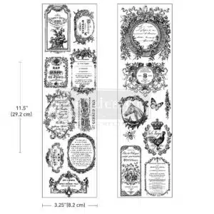 Romance en Fleur – Luxe Transfert - 7,62x27,94 cm