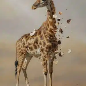 Giraffe MINT by Michelle - Papier Découpage