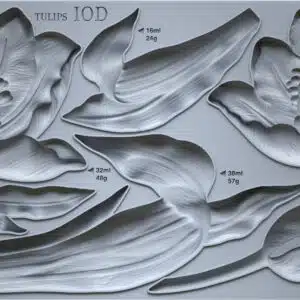 Tulips - Moule silicone IOD - 15,24 x 25,40 cm