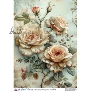 ID-464- Papier de riz A4 Petit Paris