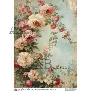 ID-622 - Papier de riz A4 Petit Paris