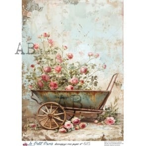 ID-625 - Papier de riz A4 Petit Paris