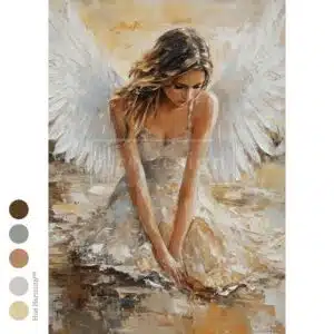 Angelic Reverie – Papier Découpage Fibre A3 Redesign with Prima