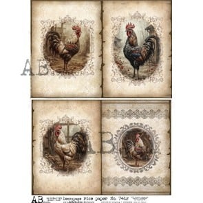 ID-7412 - Papier de riz A4