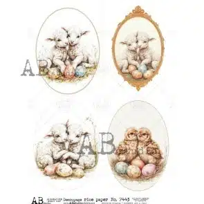 ID-7443 - Papier de riz A4