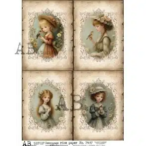 ID-7497 - Papier de riz A4