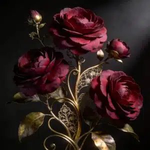 Gilded Bloom MINT by Michelle - Papier Découpage