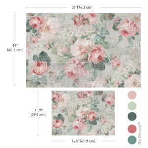 Pink Blossom Bliss - Set Double Delight Papier Découpage Fibre Redesign with Prima